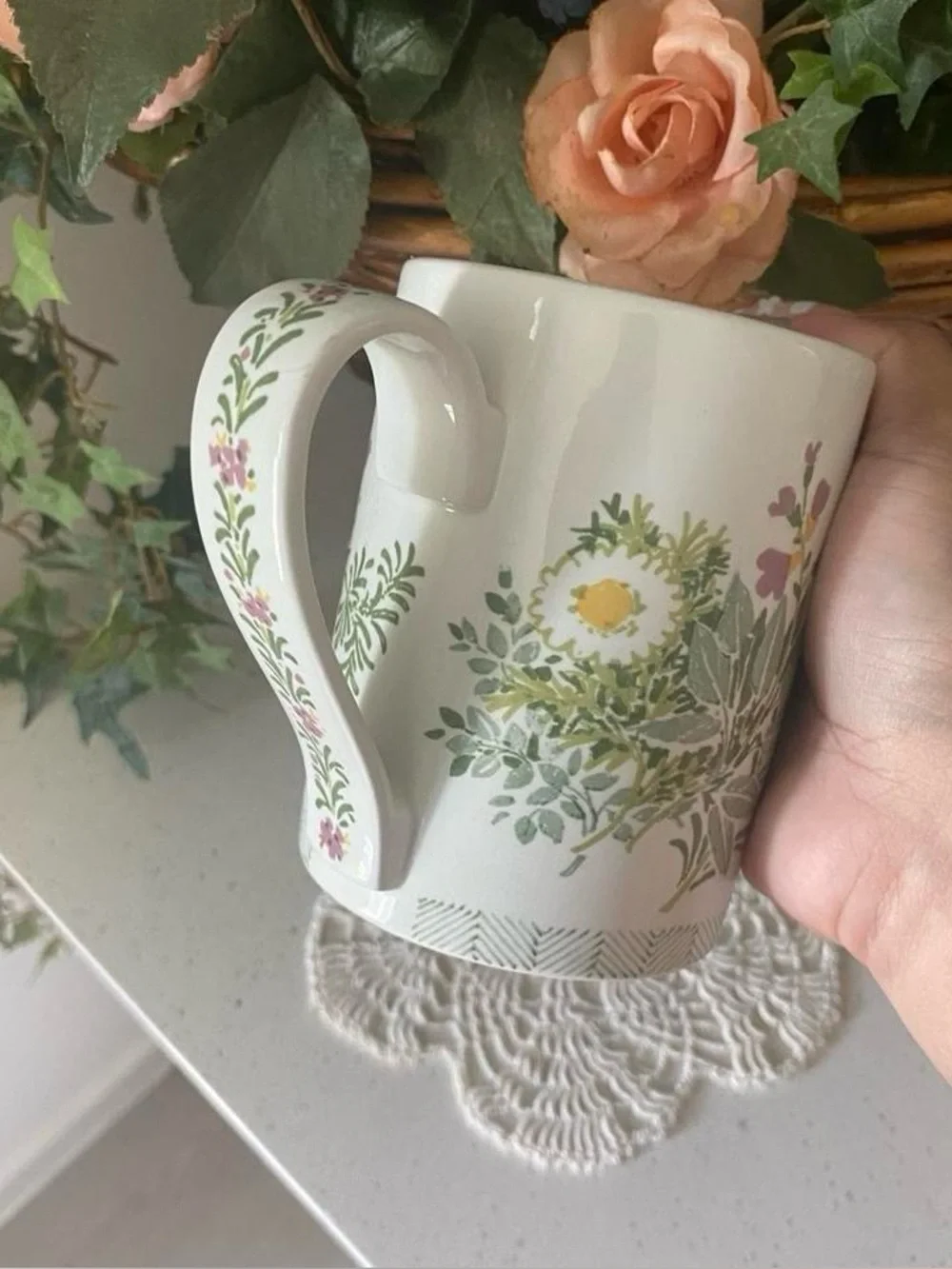 Vintage Ceramic Art Mug